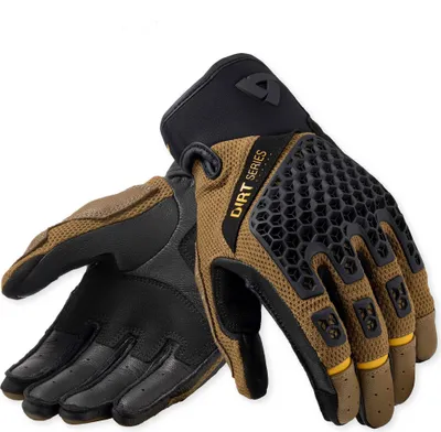 Obrázek produktu pro Motokrosové rukavice Revit Caliber 2, černé/hnědé, velikost M