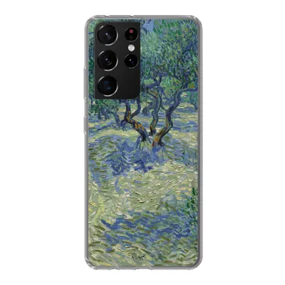 Produktbild von MuchoWow® Handyhülle Schutzhülle Hülle für Samsung Galaxy S21 Ultra Der Olivenhain - Vincent van Gogh Silikon Softcase Handy Hülle - Mobiltelefon