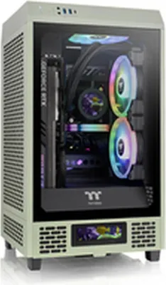 Immagine prodotto di Thermaltake The Tower 200 verde chiaro Vetro temperato