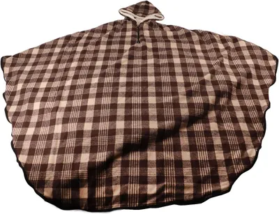 Productafbeelding van Rolstoel-sjaal met capuchon, verdikte zachte, warme winterdeken, cape-wrap voor oudere patiënten, thuisreis, gebruik doekmateriaal