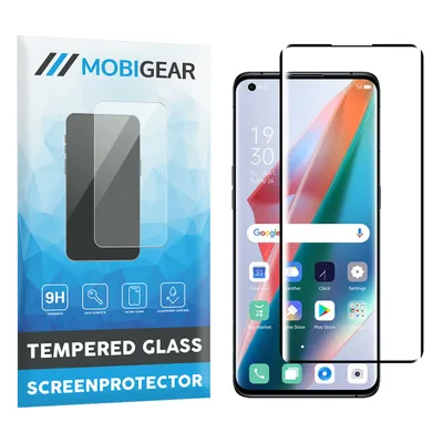 Produktbild von Mobigear Premium  OPPO Find X3 Pro Panzerglas Gehärtetes Glas Displayschutz - Hüllenfreundlich - Schwarz