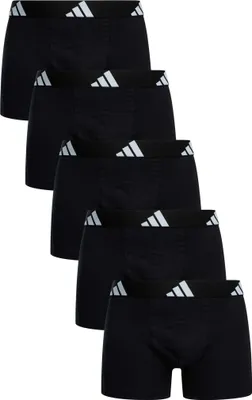 Produktbild von Adidas 5er-Pack Active Flex Baumwoll-Boxershorts, Schwarz S
