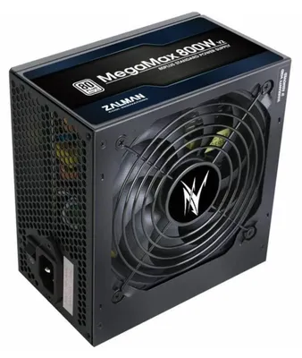 Obrázek produktu pro ZALMAN Zalman ZM800-TXII MegaMax 80PLUS 230V EU STANDARD Certifikovaný zdroj PCI-E s vysokou účinností 800 W ATX černý