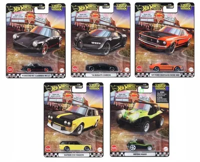 Produktbild von Hot Wheels Premium Boulevard Set 5 Autos Car Culture