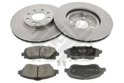 Produktbild von MAPCO Bremsenset Vorne Bremsscheiben Beläge Satz für OPEL Corsa C Schrägheck (X01) 260mm