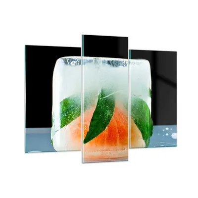Produktbild von Bilder auf glas - Gefroren frucht dessert bio - 130x100cm - Glasbilder - Wandbilder - Kunstdruck - zum Aufhängen bereit - Wanddekoration aus Glas - Glas Bilder - Wandbild auf Glas - GCB130x100-2249