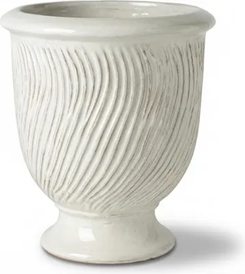 Zdjęcie produktu dla Doniczka ceramiczna Provencelia MORGANE Kremowy, Ø42 cm x H52 cm, mrozoodporna