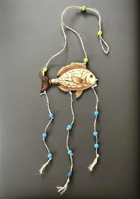Produktbild von Dekoaufhänger Fisch mit Perlen