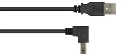 Obrázek produktu pro Alcasa USB A - USB B 3m M/M, 3 m, USB A, USB B, USB 2.0, Samec/samec, Černá