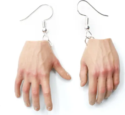 Produktbild von Hände Ohrringe Miniblings Hänger Halloween gruselig schaurig Körperteile Hand