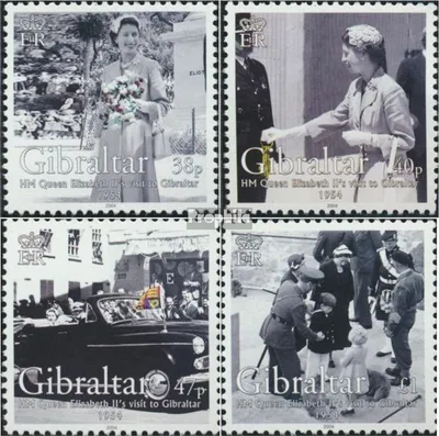 Produktbild von Briefmarken Gibraltar 2004 Mi 1078-1081 postfrisch Königin Elisabeth II