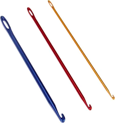 Obrázok produktu pre Výtvarná a kreatívna sada Háčkovacie ihlice Set 3ks, 2.75mm, 4mm, 6mm, Hliník, pre kreatívne remeslá