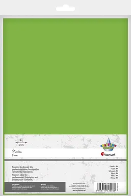 Immagine prodotto di Schiuma A4, 5 pezzi, color lime - Titanum