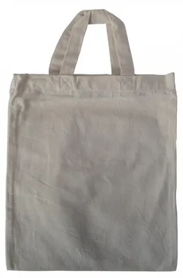 Produktbild von 10 Baumwolltasche Mini Natur 22x26 kurzer Henkel