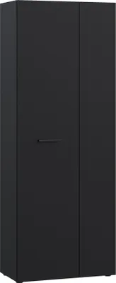 Produktbild von Schuhschrank >NET306< 5 Böden, schwarz - 68,7x181,1x36,5cm (BxHxT)