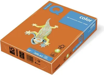 Zdjęcie produktu dla Papier Ksero A4 Iq Premium 80G (500) Pomarańczowy