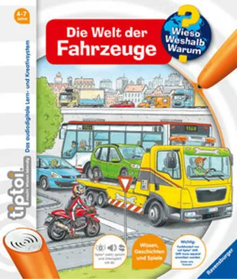 Image de Livre Ravensburger tiptoi® Wieso ? Pourquoi ? Pourquoi ? Vol. 12, Le monde des véhicules