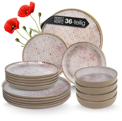 Produktbild von Moritz & Moritz ALHAMBRA Geschirrset 36tlg, 12 Personen, Mousse