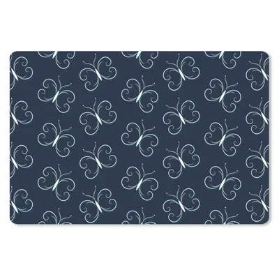Produktbild von MuchoWow® Mauspad Mousepad Schmetterlinge - Muster - Tiere 27x18 cm - Mousepads - Maus Mat - Pad - Mausunterlage - Büroartikel - Desk Matten