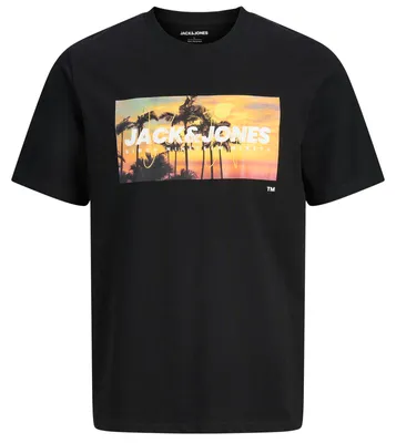 Produktbild von Jack&Jones Übergrößen T-Shirt schwarz JJINDIANA
