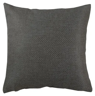 Kissen 45x45 cm Schwarz, abnehmbarer Bezug, waschbar, 100% Polyester