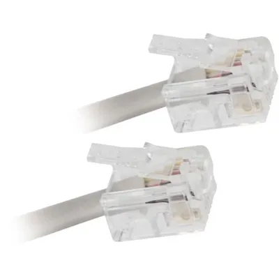 Produktbild von APM RJ11 ADSL-Kabel - Stecker / Stecker - Weiß - 2 m