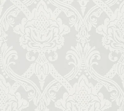 Produktbild von A.S. Création Vliestapete Simply White 4 Tapete metallic weiß 10,05 m x 0,53 m 554932 5549-32