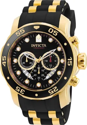 Produktbild von Invicta Pro Diver - SCUBA 6981 - Pánské Náramkové Hondiky - Quartzové - Nerezová ocel s černým ciferníkem - 48mm