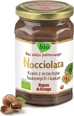 Obrázok produktu pre BEZLEPKOVÁKRÉMOVÝ ORIEŠOK A KAKAKO 650 g - RIGONI DI ASIAGO (NOCCIOLATA)