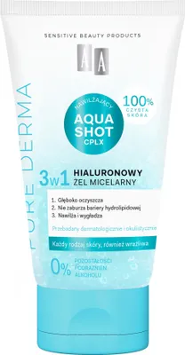 Image de AA Pure Derma, Gel micellaire hyaluronique, 150 ml