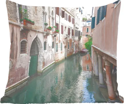 Produktbild von MuchoWow® Zierkissen Sofakissen Wohnzimmer Dekokissen 45x45 cm Gebäude in Venedig - Schlafpolster - Polster für das Sofa