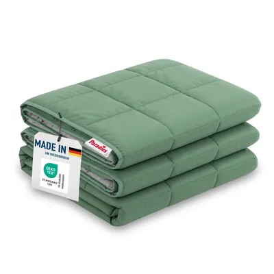 Produktbild von Paradies Sorelia Bettdecke ohne Bezug 135x200 cm waschbare Sommerdecke Grün/Grau