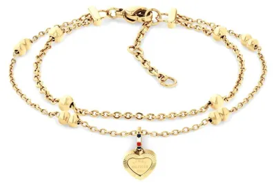 Image de Bracelet tendance à double rangée plaqué or 2781012