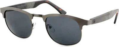 Image de Lunettes de soleil Wave Hawaii Loreto, bambou + acétate marron - Acier inoxydable argenté WH1158