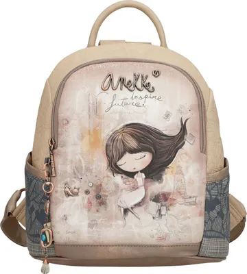 Image de Anekke sac à dos de loisirs sac à dos Memories Backpack Multicolor beige