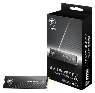 Produktbild von MSI SPATIUM M571 DLP PCIe 5.0 NVMe M.2 2TB PCI Express 5.0 3D NAND