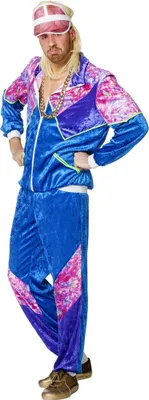 Produktbild von 80er Jahre Assi Jogginganzug Herrenkostüm