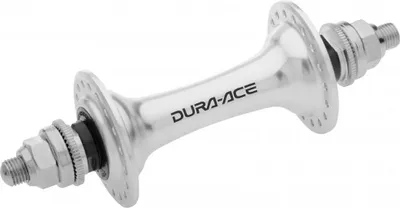 Produktbild von SHIMANO Vorderradnabe DURA-ACE TRACK HB-7710 32 Loch Vollachse m. Muttern, Si...