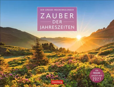 Produktbild von Harenberg Wochenkalender 2027 Zauber der Jahreszeiten 39x30cm