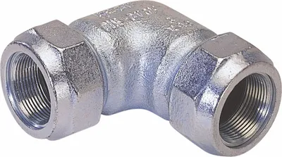 Produktbild von GEBO TG-Klemmverbinder, 90° Winkel DN 20 - Ø 26,9 mm x 26,9 mm (3/4 Zoll) - für Stahlrohr