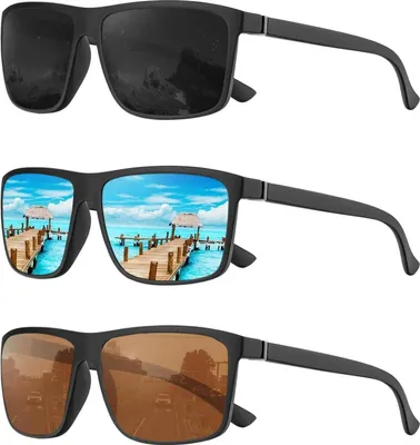 Produktbild von Polarisierte Sonnenbrille Herren/Damen - Vintage/Klassisch UV400 Pilotobjektive - Golf/Fahren/Angeln/Reisebrille