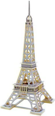 Produktbild von Baukasten Robotime Eiffel Tower JPD463 Holz 21.7 x 18.5 x 21.7 cm