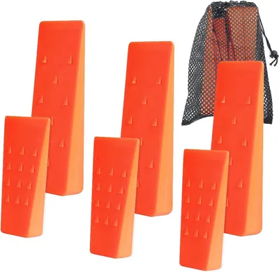 Productafbeelding van Boom Vellen Wiggen - Boomklim Wiggen - Veilig Bomen Vellen - Met Anti-Slip Spikes