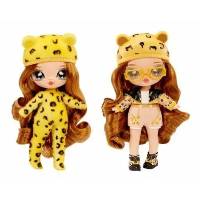 Immagine prodotto di Figura con giunti MGA Na! Bene! Na! Fuzzy Surprise 18 cm leopardo