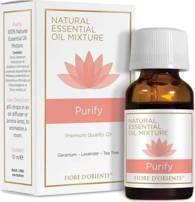 Zdjęcie produktu dla Oczyszczanie mieszanki olejków eterycznych Fiore D'oriente - 10 ml