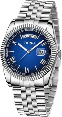 Produktbild von Herren Uhren Quarz Armbanduhr Wasserdicht Datumsanzeige Edelstahl Analoger Uhren für Männer