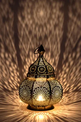 Image de Photophore oriental indien Lamis Gold