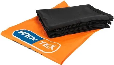 Zdjęcie produktu dla WENTEX P&D Zasłona MGS 175 g/m² Czarna - 330 x 120 cm (szer. x wys.) - plisowana