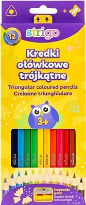 Immagine prodotto di Strigo Kredki ołówkowe 12 sztuk trójkątne do precyzyjnego rysowania