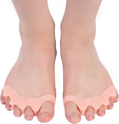 Obrázok produktu pre INF Oddeľovač prstov pre Hallux valgus 1 pár Béžová